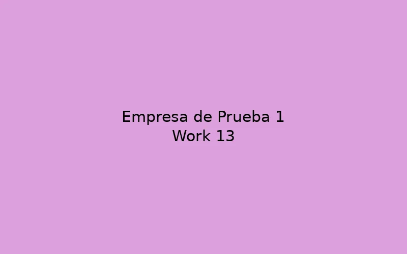 Trabajo realizado 13